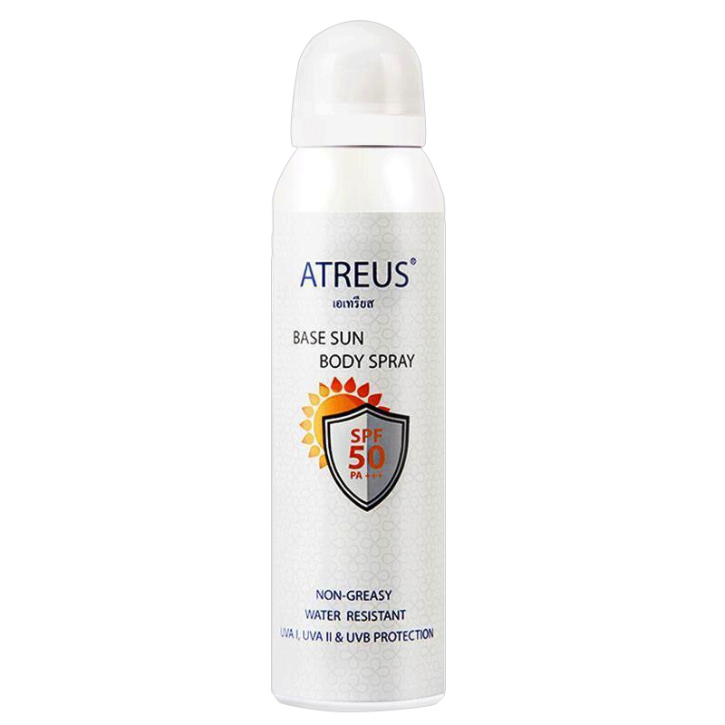 Atreus阿特柔斯牛奶水晶防晒喷雾150ml SPF50 PA+++ 防水补水保湿防晒霜