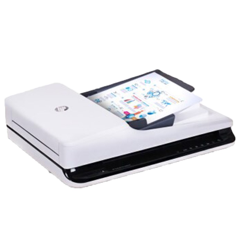 惠普(HP)SJ2500f1 A4幅面 平板+馈纸式高速双面扫描仪