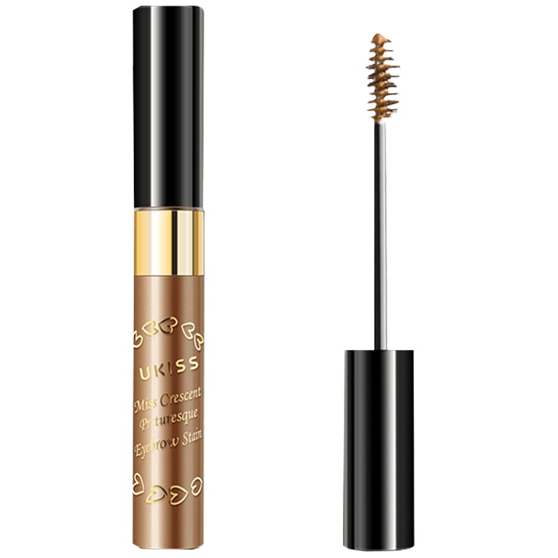 UKISS新月娃娃柔画染眉膏半永久防水防汗持久不脱色漂眉膏眉毛根根分明雨衣女