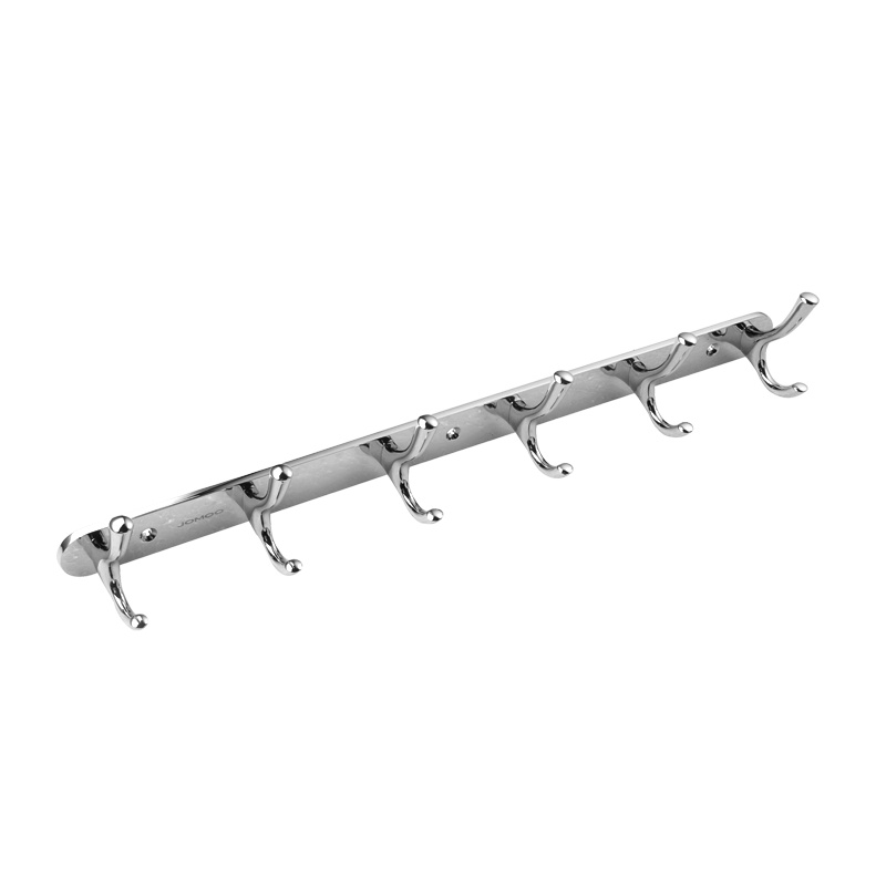 九牧厨卫自营卫生间五金挂件衣钩毛巾挂多排挂钩9388系列938806挂钩(6钩)