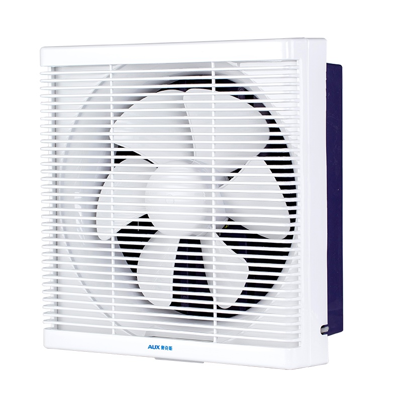 奥克斯排气扇厨房家用抽风机卫生间换气扇强力排风扇 10寸带网罩