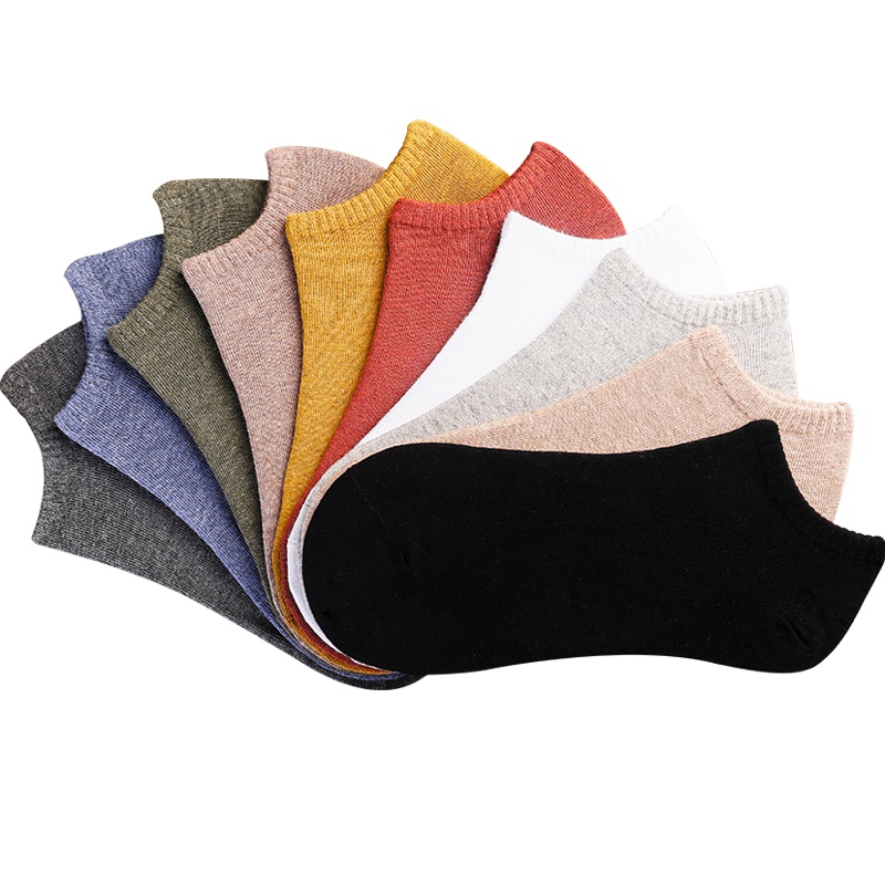 蓓乐妃袜子男棉短袜青少年中学生全棉运动夏天薄款男孩大童袜子透气超短袜短款船袜