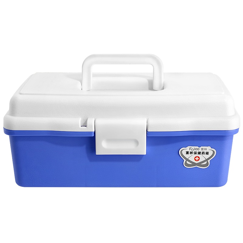 富林(FOLEE) 药箱/药包 A003-B 大号 多层旅行便携手提箱 家庭用儿童家用小药箱收纳盒医疗急救出诊药箱医药箱