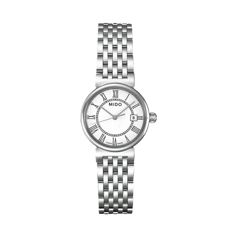 美度(MIDO)瑞士手表 都瑞系列时尚休闲石英表女表钢带