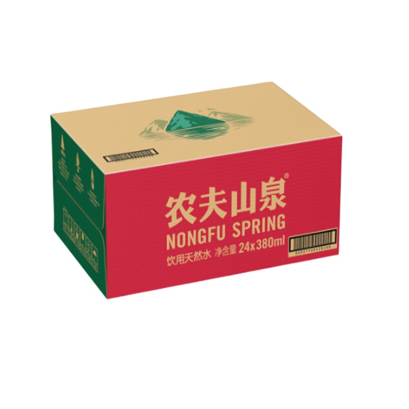 农夫山泉 饮用天然水380ml *24瓶 整箱装(箱)