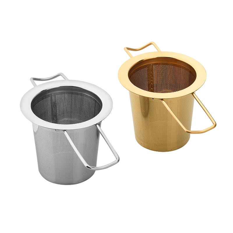 304不锈钢折叠柄茶漏茶滤器泡茶器茶叶过滤器茶具配件便携茶隔