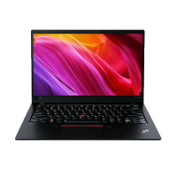 联想ThinkPad X1 Carbon 7FCD(20U9007FCD)14英寸轻薄商务笔记本电脑(十代i5-10210U 16G 512GBSSD FHD高清屏 4G版)黑色