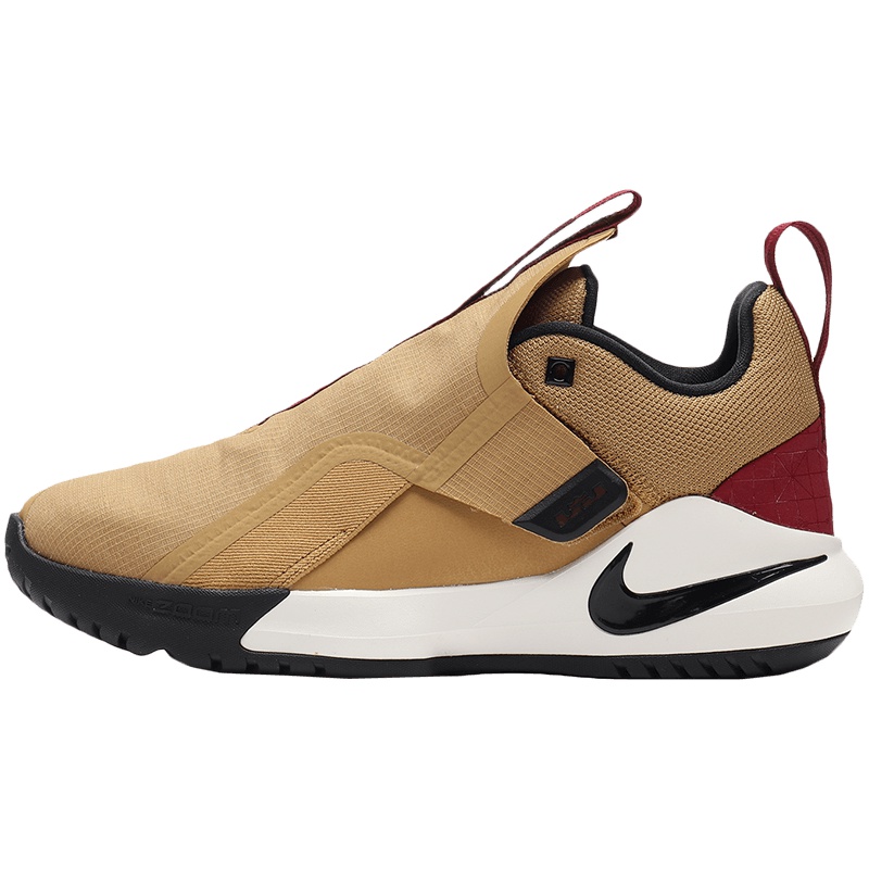 NIKE耐克男鞋篮球鞋詹姆斯系列潮流撞色实战运动鞋AO2920 AO2920-200金米黄+黑+哈瓦那红