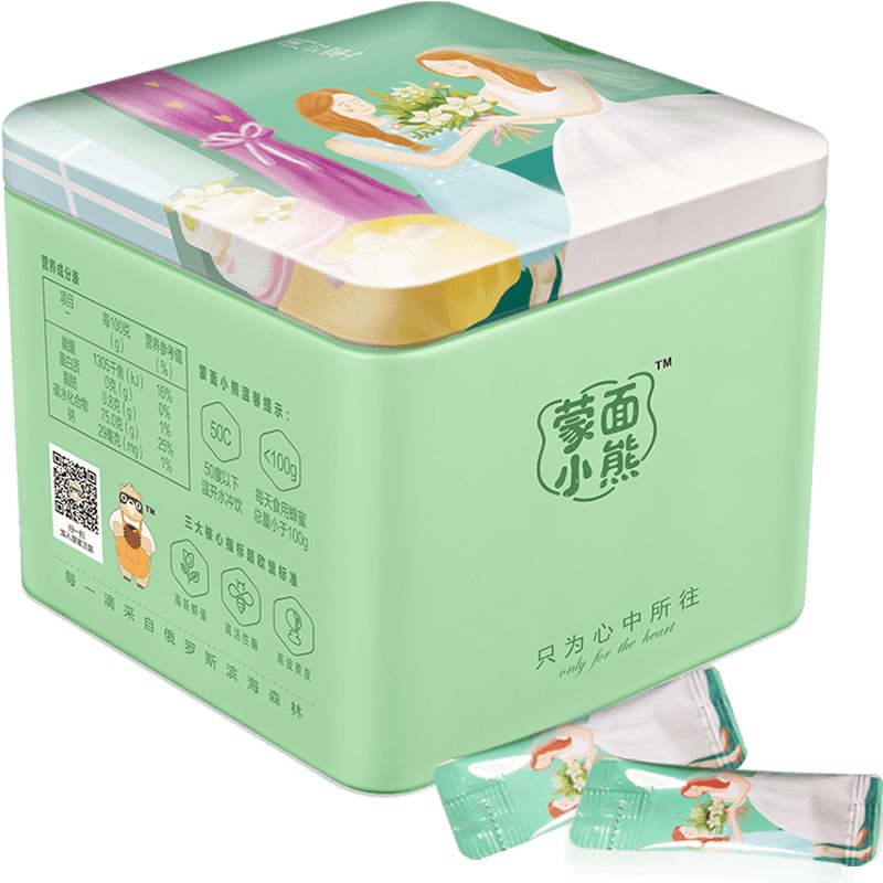 蒙面小熊闺蜜装8g*30便携蜜椴树雪蜜蜂蜜