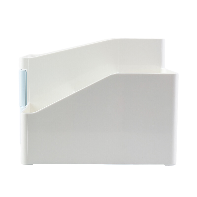 得力(deli)九格桌面收纳盒笔筒 抽屉式储物盒化妆盒 浅蓝8900 宁选