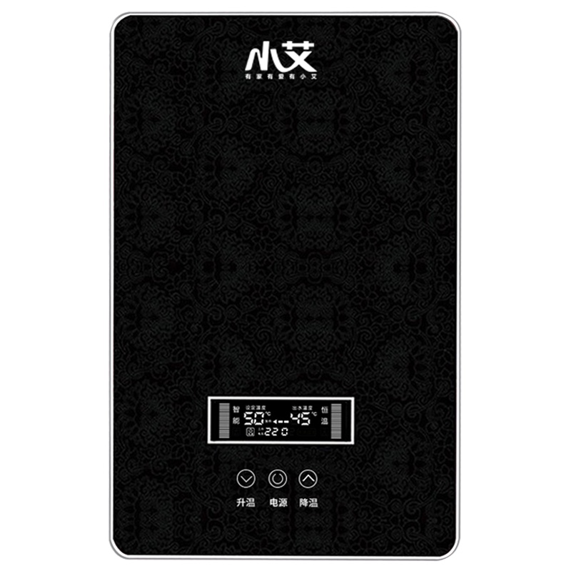 小艾XA-A88即热式电热水器 智能恒温速热式淋雨洗澡机 家用小型免除水电热水器过水热小厨宝 8500瓦黑金刚