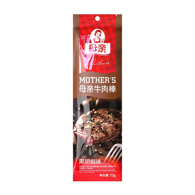 养生堂 母亲牛肉棒60g*2袋 (黑胡椒味) 优选牛肉办公室即食