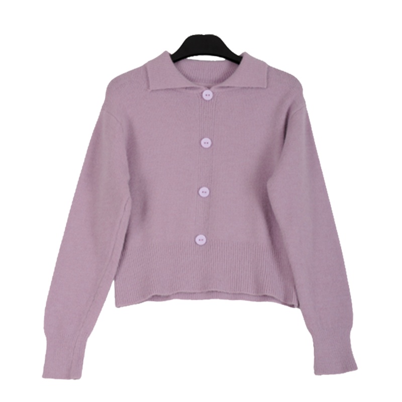 拉夏贝尔Laetia可爱宽松韩版加厚套头慵懒风麻花针织衫外穿911611890