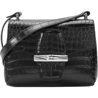 LONGCHAMP 珑骧 女士 ROSEAU系列牛皮单肩斜挎包竹节包 10115 HTS