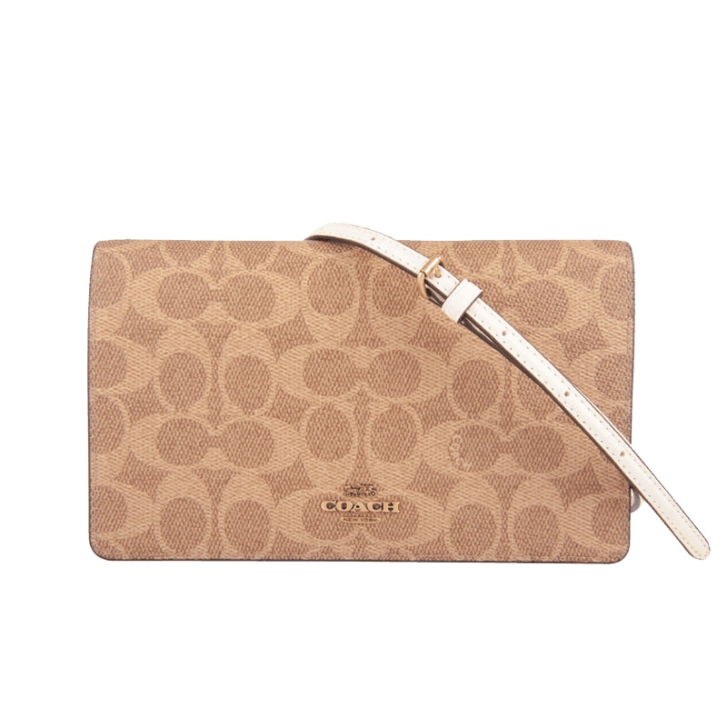 COACH 斜跨包 LOGO印花 织物 41920