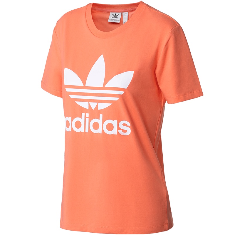 【自营】阿迪达斯adidas三叶草女装LOGO款运动休闲短袖T恤FM3295