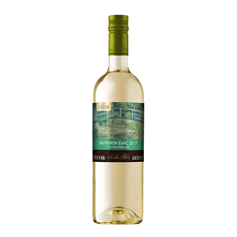 智利中央山谷产区 圣丽塔(Santa Rita)国家画廊珍藏相思干白葡萄酒750mL单瓶装