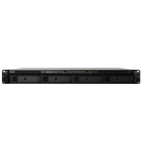群晖(Synology)RS819 4盘位四核心NAS网络存储服务器(无内置SATA硬盘)不规则体支持NAS盘企业盘