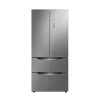 美的(Midea)BCD-510WGPZM 冰川银 微晶一周鲜 智能操控 风冷无霜 家用大容量法式多门电冰箱