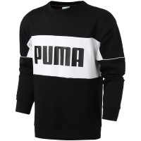 彪马PUMA运动卫衣男装套头运动服57752301 L 57752301黑色