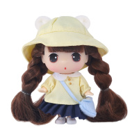 女孩男孩玩具精美礼物9CM冬己校园系列-幼稚园黄色款FDE0907