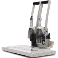 得力(deli)T502财务凭证装订机(白灰)