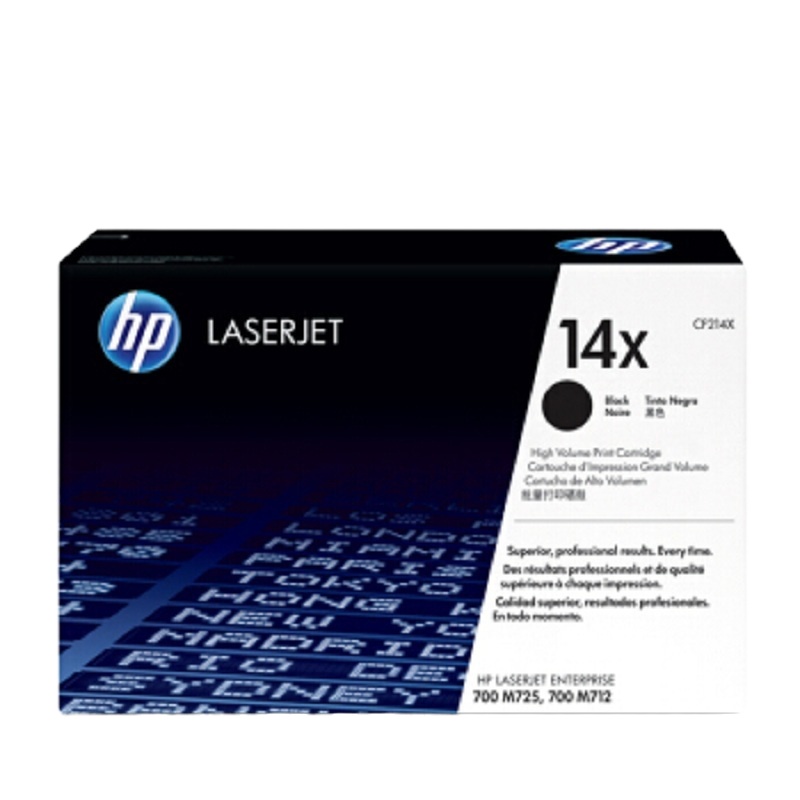 惠普(HP)CF214X 14X黑色硒鼓 适用于hp M712dn 725dn
