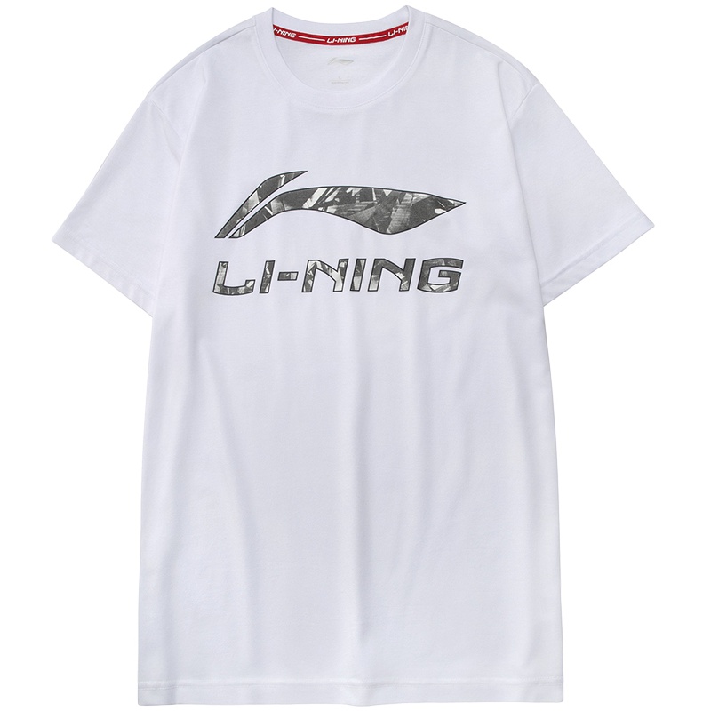 李宁短袖T恤男运动时尚系列休闲圆领上衣夏季针织运动服