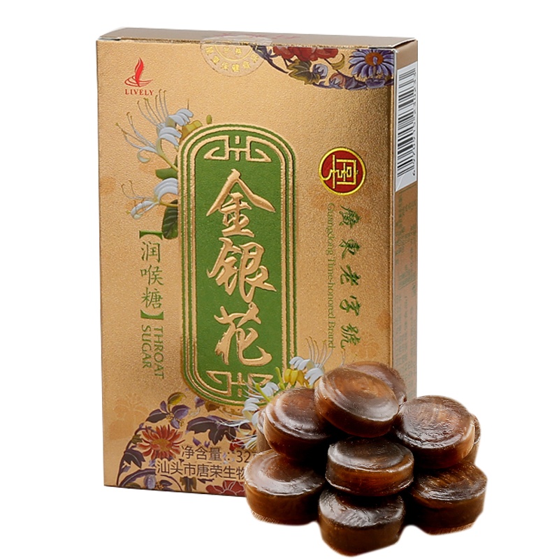 廣濟橋金银花润喉糖32克薄荷糖