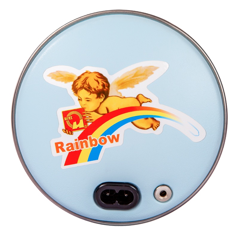 彩虹(RAINBOW)电热暖手器(小号蓝色) 充电暖手炉暖手宝 取暖绒布套安全防爆