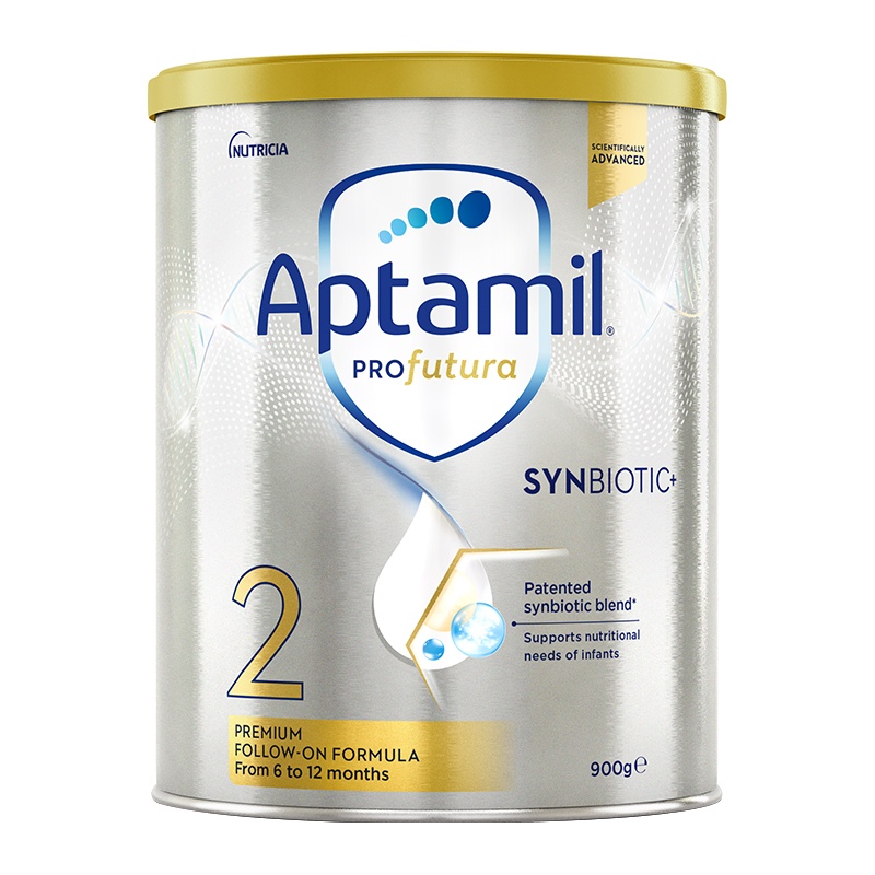 澳洲爱他美白金版新西兰进口婴幼儿钙铁奶粉2段罐装900g 保税仓发货