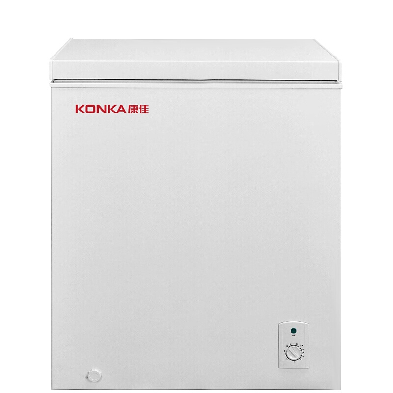 康佳(KONKA)166升 单门小冷柜 冷藏冷冻转换柜 节能单温冰箱 顶开门卧室冰柜 家用商用 BD/BC-166DTH