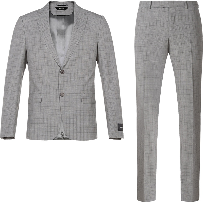 Z ZEGNA 杰尼亚 男士 羊毛西服套装 722734 281CGA