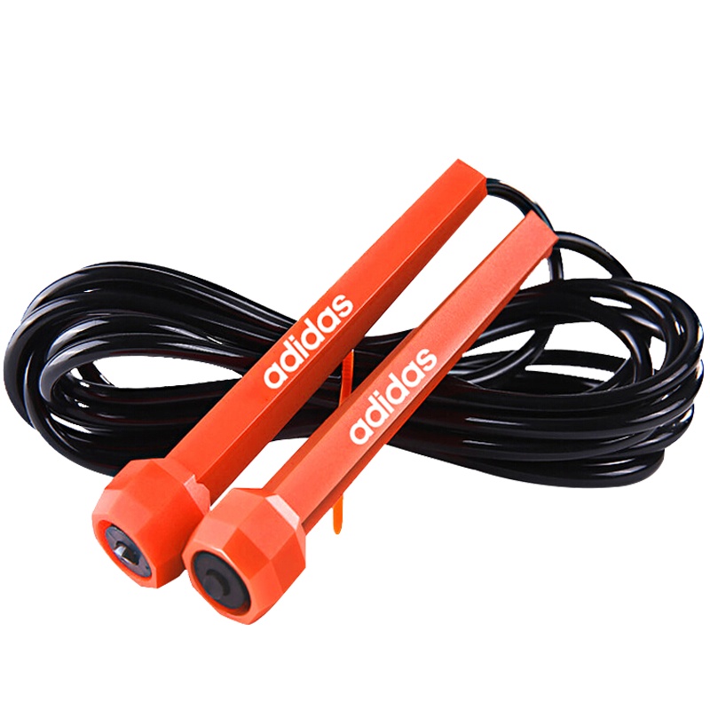 阿迪达斯(adidas)跳绳ADRP-11017基础款儿童学生成人健身减肥跳绳 赛事演出 日常锻炼3m长度可调节