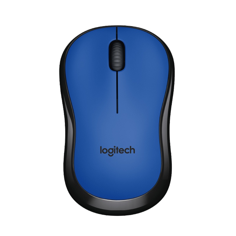 罗技(Logitech)M220无线轻音鼠标光电USB家用商务办公台式机笔记本电脑 蓝色