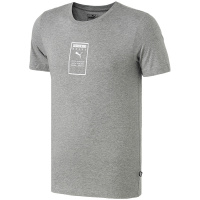 【自营】puma彪马男装跑步训练运动服LOGO圆领休闲短袖T恤84461303
