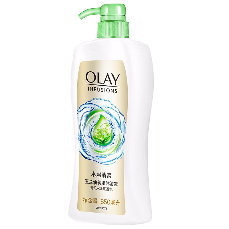玉兰油OLAY美肌清爽沐浴露-水嫩清爽650毫升(单位:瓶)