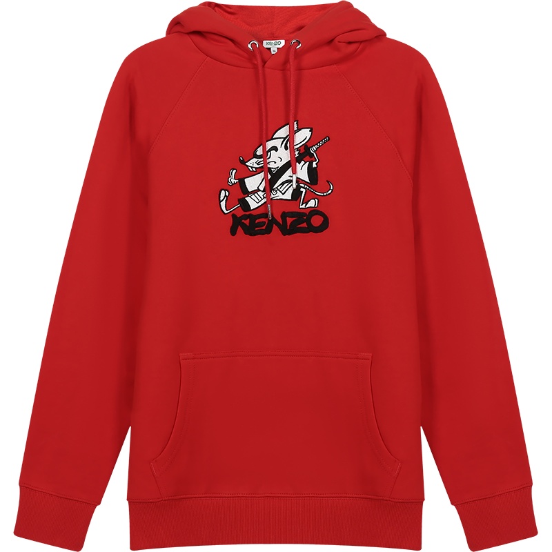 Kenzo 高田贤三 女士棉质连帽运动衫卫衣 FA5 2SW775 4Z5