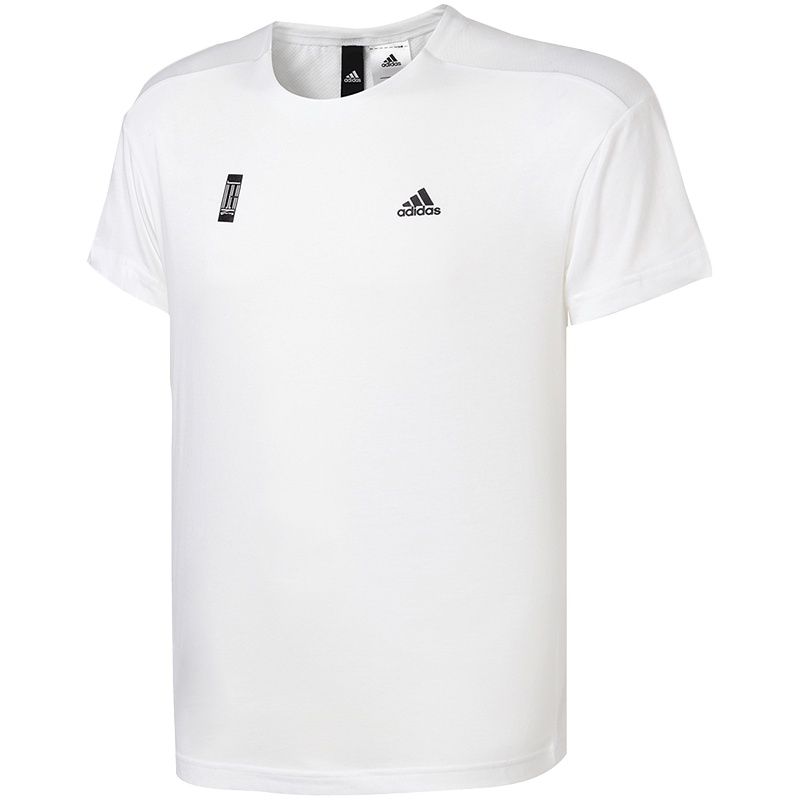 adidas阿迪达斯男子短袖T恤WJ透气休闲运动服DP6910 L DP6909白色