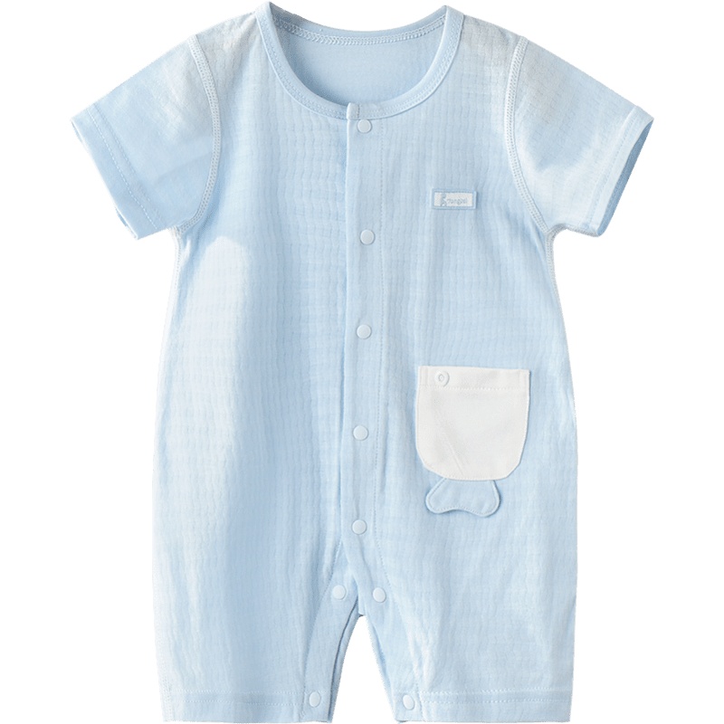 童泰(TONGTAI)(TONGTAI夏季款婴儿衣服1-18月男女宝宝纯棉半袖连体衣哈衣)儿童内衣