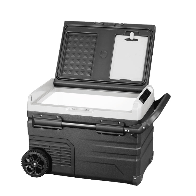 TSW50-车家两用锂电续航冰虎50L车载冰箱制冷压缩机车家两用12v24v速冷冻冷藏便捷拉杆大容量冰箱