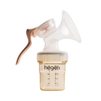 HEGEN新加坡原装进口手动吸乳器吸奶器吸乳舒适无痛吸力大孕产妇拔奶PP材质