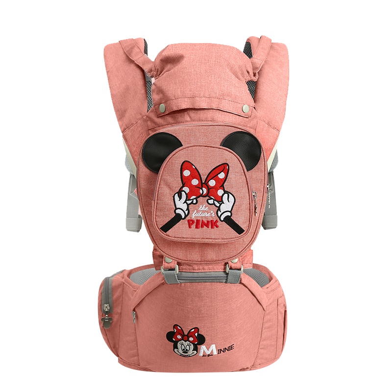 迪士尼DISNEY 婴儿背带腰凳3D升级款前抱式四季多功能宝宝单凳抱娃婴儿用品20KG承重