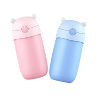 小米 米兔儿童保温杯水杯 粉色 软萌外观6小时保温保冷食品接触级材质316L不锈钢内胆学生带吸管户外便携