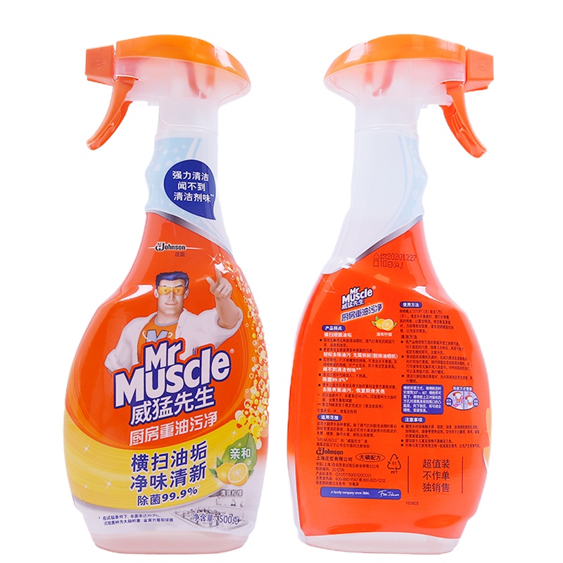 威猛先生 厨房重油污柠檬500g*24瓶/箱