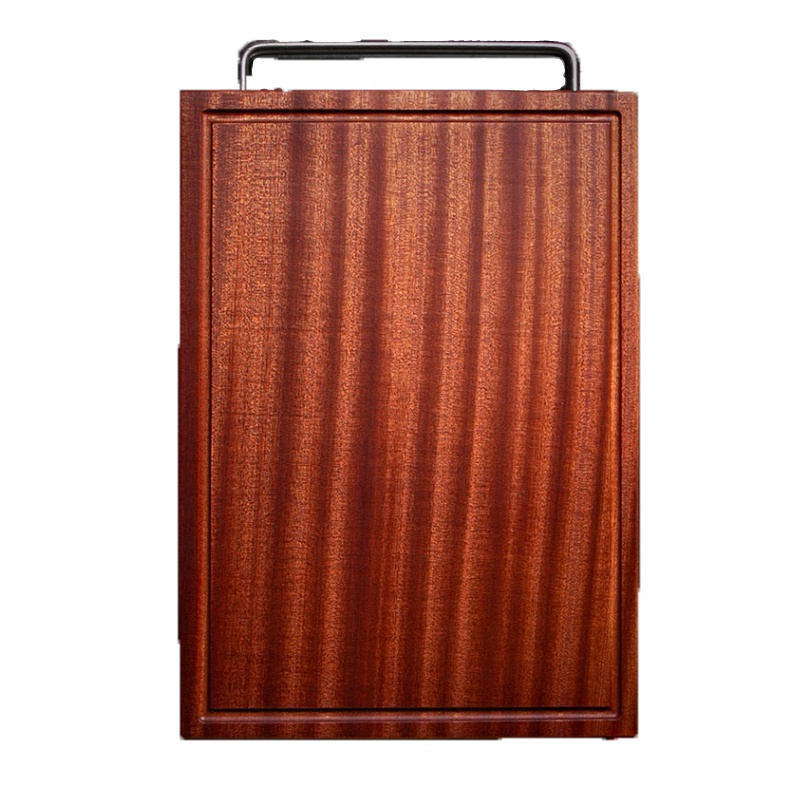 菜板烘焙精灵乌檀木整块整木砧板面板案板家用刀板厨房菜板 乌檀木圆形33