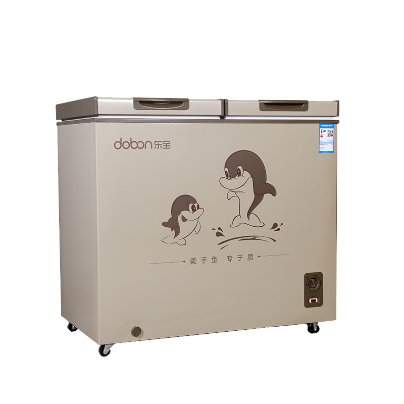 东宝(DOBON)216升双温冰柜冷藏冷冻双箱自动减霜 家用商用保鲜柜冷柜BCD-216BSE