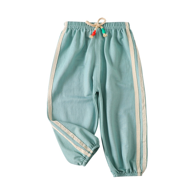 苏宁宜品0-13岁男女童轻薄时尚百搭潮款防蚊长裤子灯笼裤