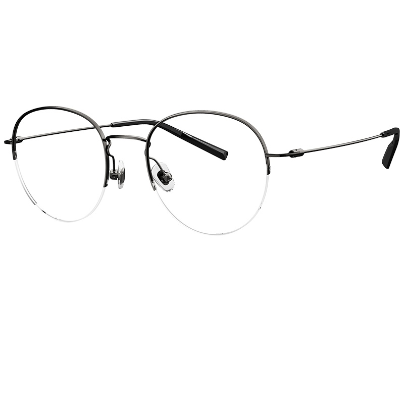 BOLON暴龙新品金属光学镜不规则合金近视眼镜框架男女BJ7087