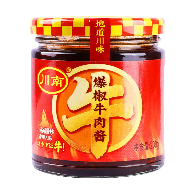 川南爆椒牛肉酱200克